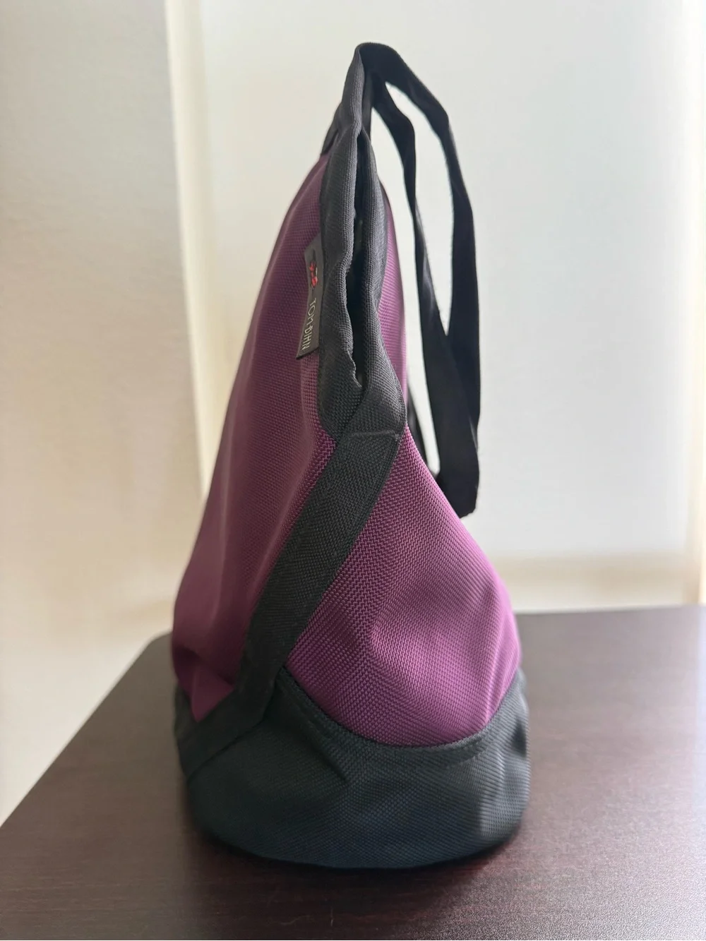 Tom Bihn Swift Purple Tote Shoulder Craft Bag, no yarn sack